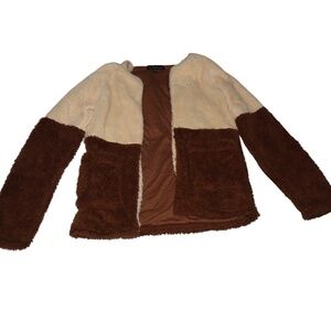 Faux Fur Cardigan Sweater